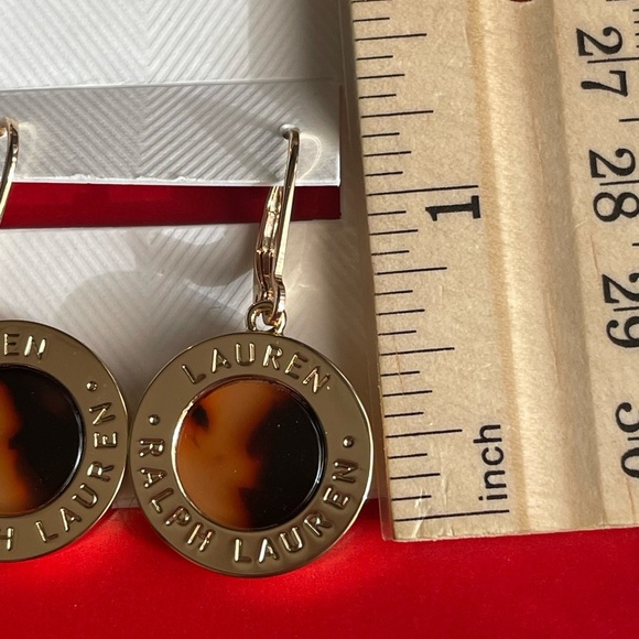 Lauren Ralph Lauren Gold Circle Earrings - Picture 6 of 10